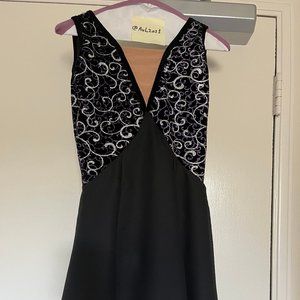 Figure Skating Dress Night Spire by Jerry's, Adult Small - EUC